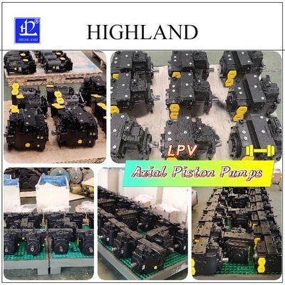 Manual dan kontrol variabel hidrolik Pump piston aksial 90cc/R Perpindahan