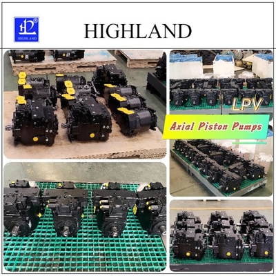 Pompa Piston Aksial Hidraulik LPV90 dengan Pompa Oli Pengisian