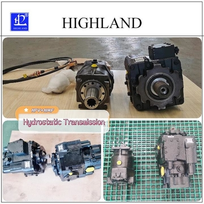 Sistem pompa motor hidrolik dengan besi cor dan komponen hidrolik