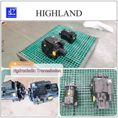 Sistem pompa motor hidrolik dengan besi cor dan komponen hidrolik