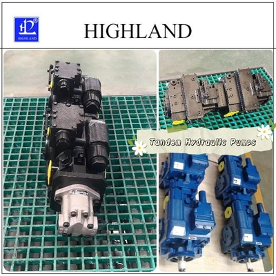 Pompa Hidraulik Tandem Kompak dan Kuat untuk Sistem Sirkuit Tertutup