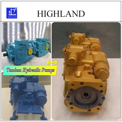 Pompa Hidraulik Tandem 110cc/r Untuk Mesin Pertanian