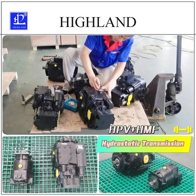 Sistem transmisi hidrolik diuji dan sepenuhnya disesuaikan dengan pompa piston aksial
