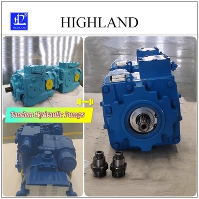 1 Tahun Cast Iron Tandem Hydraulic Pumps dengan warna Hitam atau Biru