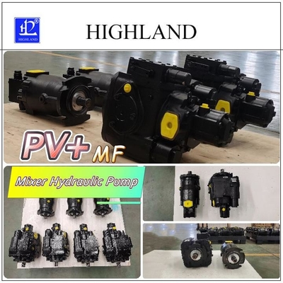 Highland 35Mpa Nominal Tekanan Transit Mixer Pompa Hidraulik 3200rpm Kecepatan