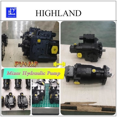 Variable Displacement Closed Loop Piston Pump Untuk Mixer, High Pressure Hydraulic Pump