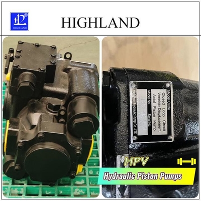 Pompa hidraulik aksial dengan loop tertutup Pompa piston hidraulik dengan tekanan maksimum 42Mpa