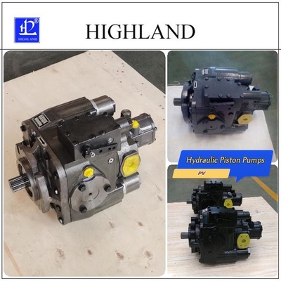 Komponen Sistem Hidraulik Pompa Piston dengan Mesin Pertanian