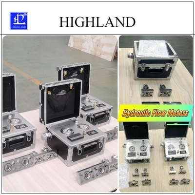Tekanan Tinggi Hydraulic Aliran Meter Untuk Operasi Salju Mobil Desain HIGHLAND