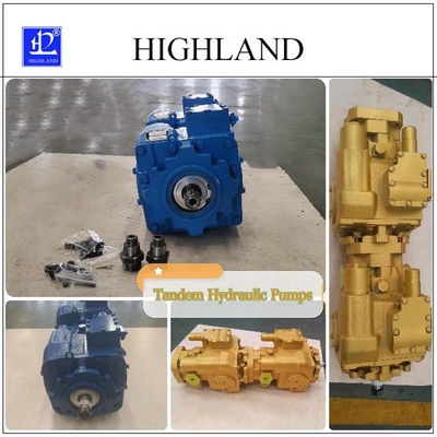 Pompa piston hidraulik dengan pergeseran variabel untuk transmisi hidraulik tugas berat