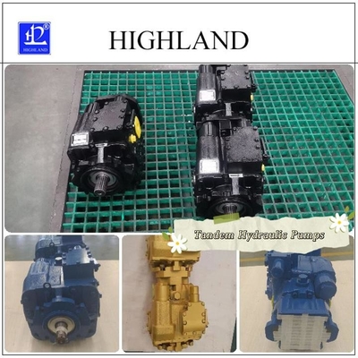 Pompa piston hidraulik dengan pergeseran variabel untuk transmisi hidraulik tugas berat