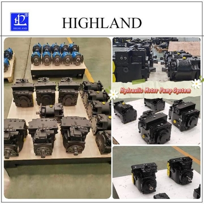 Sistem Pompa Motor Hidraulik Besi Cairan Tekanan Maks 42Mpa