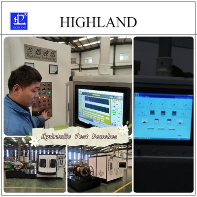 Penggalian Bangku Uji Hidraulik Tingkat Aliran 450L/Min Sistem Uji Peralatan Hidraulik