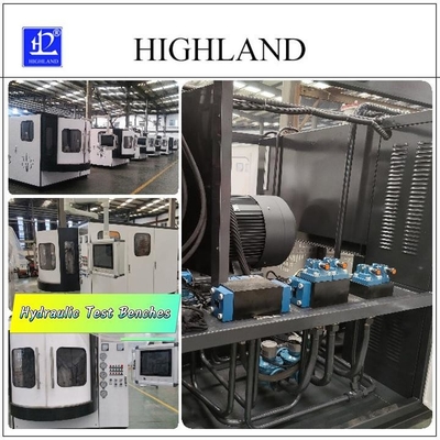 Bangku Uji Hidraulik Profesional dengan Tekanan 160 Kw dan 42 Mpa