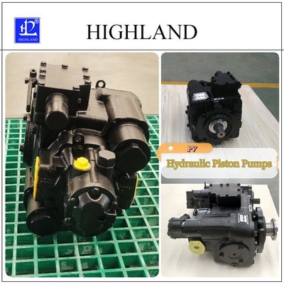 Pompa Piston Hidraulik Hitam Industri Dengan Pemasangan Sederhana