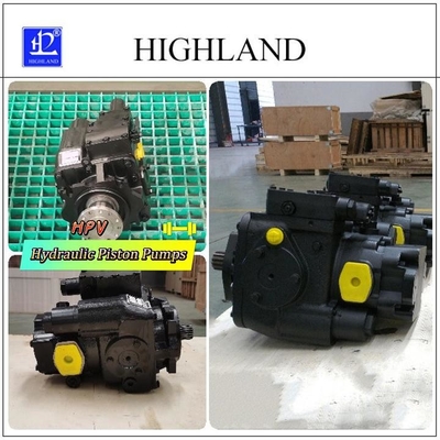 Pompa Piston Hidraulik Hitam Industri Dengan Pemasangan Sederhana