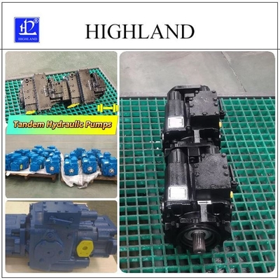 Pompa piston tekanan tinggi hidrolik industri untuk mesin berat