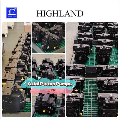 Tekanan Nominal 35Mpa Pompa Piston Hidraulik Hitam Memastikan Kinerja Sistem yang Optimal