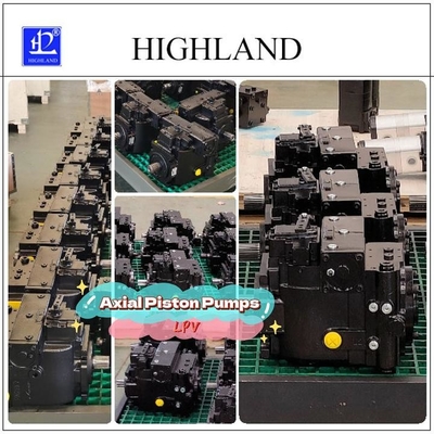 Pompa piston hidrolik tekanan tinggi dengan pergeseran variabel untuk aplikasi industri