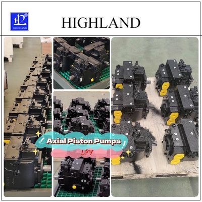 Paket Standar Pompa Piston Hidraulik Hitam Untuk Sistem Hidraulik