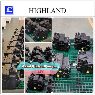 Paket Standar Pompa Piston Hidraulik Hitam Untuk Sistem Hidraulik