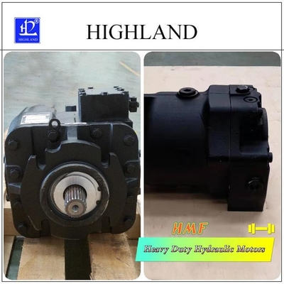 Heavy Duty HMF90 Hydraulic Motors Cast Iron Solusi Sistem Perbaikan Mudah