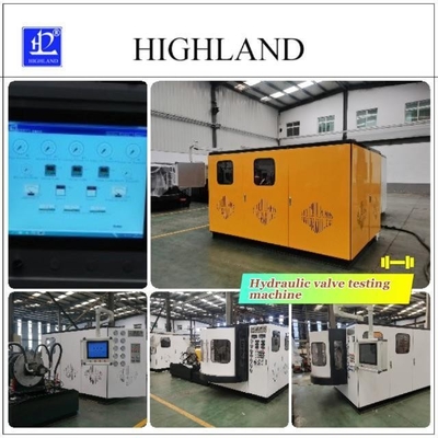 HIGHLAND Tambang Batubara Mesin pengujian katup hidraulik khusus