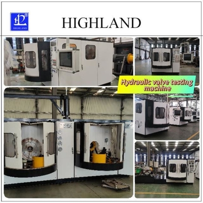 HIGHLAND Tambang Batubara Mesin pengujian katup hidraulik khusus