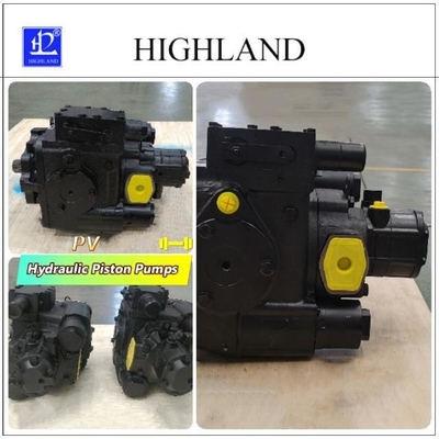 Variable Displacement Black Hydraulic Piston Pump 35Mpa Nominal Pressure Kasus kayu lapis