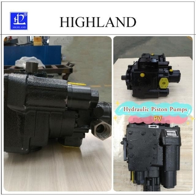 Variable Displacement Black Hydraulic Piston Pump 35Mpa Nominal Pressure Kasus kayu lapis