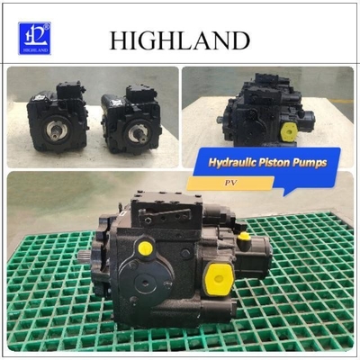 Pompa hidraulik piston aksial dengan pergeseran variabel hitam