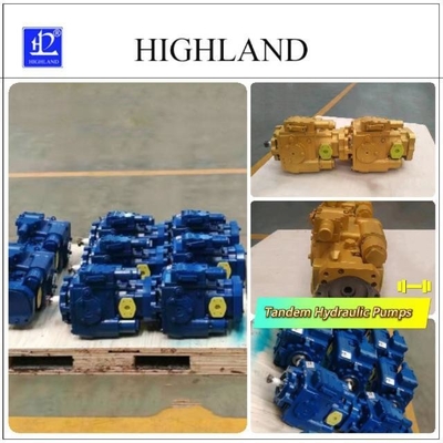 Pompa hidraulik tandem pemanen kapas untuk komponen sistem hidraulik