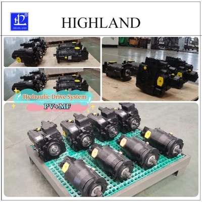 Komponen Pump Otomatis Minyak Hidraulik Cast Iron Axial Piston Drive