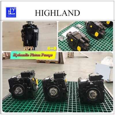 Cast Iron Hydraulic Piston Pump Hitam Warna Sistem Hidraulik Komponen Mesin Konstruksi