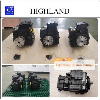 Cast Iron Hydraulic Piston Pump Hitam Warna Sistem Hidraulik Komponen Mesin Konstruksi