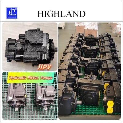 Cast Iron Hydraulic Piston Pump Hitam Warna Sistem Hidraulik Komponen Mesin Konstruksi