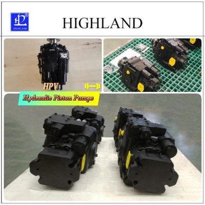 Tekanan Tinggi Pompa Piston Hidraulik Struktur Aksial Perpindahan Variabel Tekanan Nominal 35Mpa
