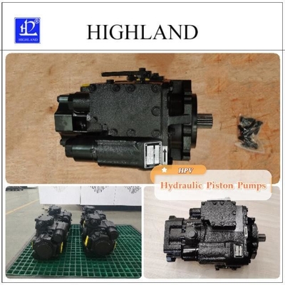 Tekanan Tinggi Pompa Piston Hidraulik Struktur Aksial Perpindahan Variabel Tekanan Nominal 35Mpa