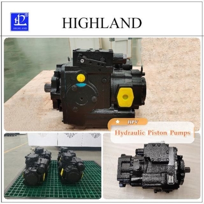 Warna Hitam Pump Piston Hidraulik Aksial Lompatan Tutup 42Mpa Tekanan Maksimum