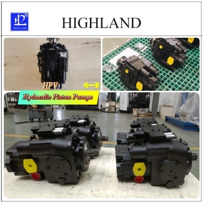 Warna Hitam Pump Piston Hidraulik Aksial Lompatan Tutup 42Mpa Tekanan Maksimum