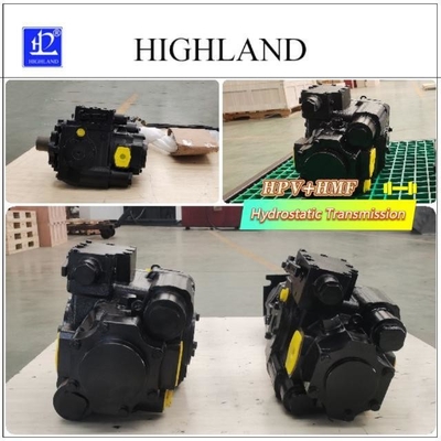 Transmisi hidrostatik Komponen besi cor Mode drive hidrolik Dalam kasus kayu lapis