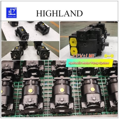 Sistem pompa motor hidrolik dengan bahan besi cor yang disesuaikan
