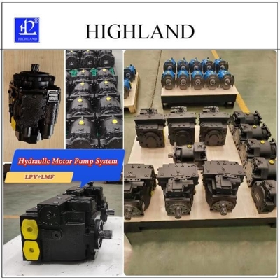 Sistem pompa motor hidrolik dengan bahan besi cor yang disesuaikan