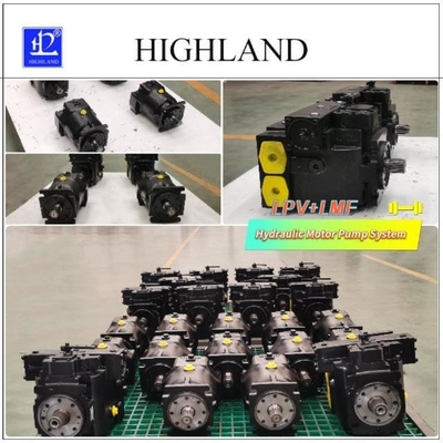 Sistem Pompa Motor Hidraulik besi cor dengan kontrol manual