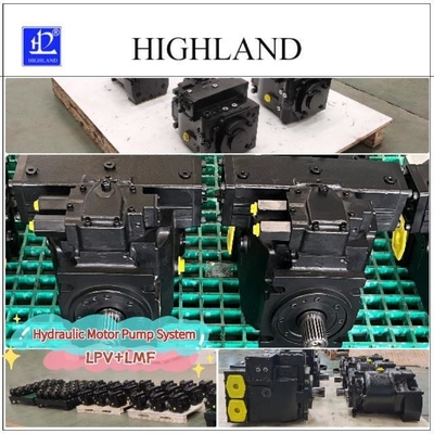 Sistem Pompa Motor Hidraulik besi cor dengan kontrol manual