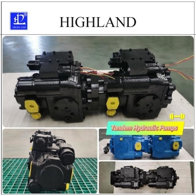 Komponen Sistem Hidraulik Harvester Tandem Pompa Hidraulik