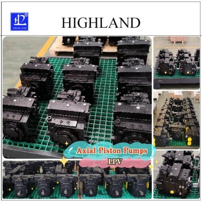 Pompa hidraulik dengan kontrol manual untuk komponen sistem hidraulik