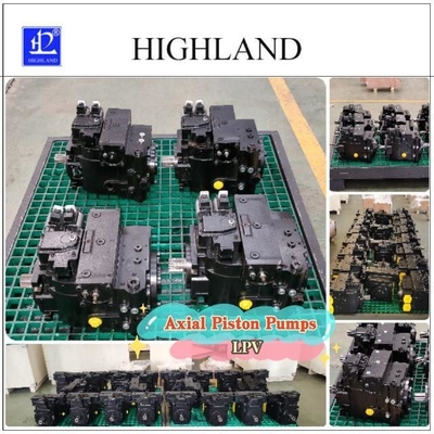 Pilihan kontrol manual dan hidrolik tersedia untuk pompa piston aksial