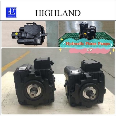 Pompa piston aksial warna hitam untuk komponen sistem hidrolik