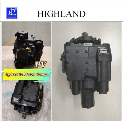Pompa piston aksial warna hitam untuk komponen sistem hidrolik